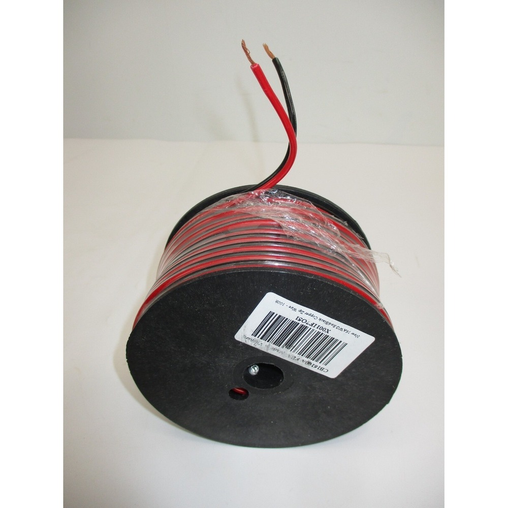 GS Power 16 awg strand PURE Copper Wire Bonded Red/Black 100ft roll-EXPRESS SHIP - Picture 2 of 6